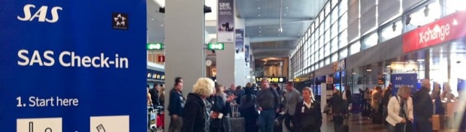 Checkin SAS Stockholm Arlanda