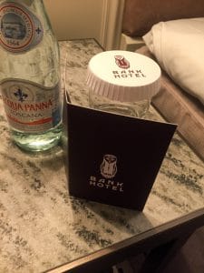 Det lyxiga kortfodralet hod Bank Hotel